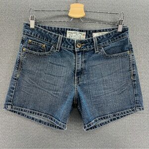 Levi Strauss Denim Blue Medium Wash Mom’s Shorts Jort‎ Misses Size 10